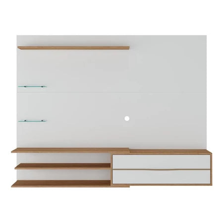 Painel para TV até 65" com 1 Porta e Prateleiras