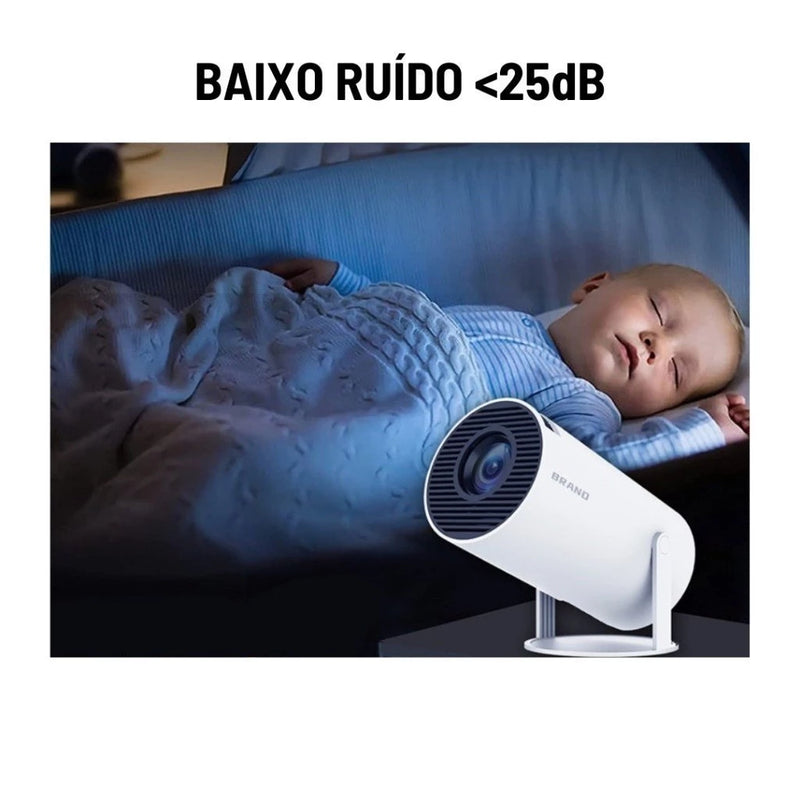 Projetor 4K HD 150 Polegadas