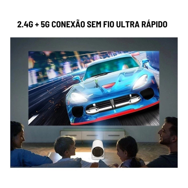 Projetor 4K HD 150 Polegadas